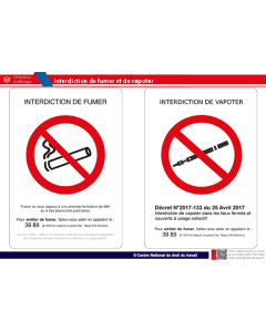 Interdiction de Fumer et de vapoter